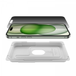 ScreenForce TemperedGlass Privacy Anti-Microbial Screen Protection for iPhone 15 Plus/14 Pro Max