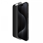 ScreenForce TemperedGlass Privacy Anti-Microbial Screen Protection for iPhone 15 Pro Max