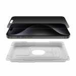 ScreenForce TemperedGlass Privacy Anti-Microbial Screen Protection for iPhone 15 Pro Max