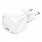 30W USB-C Cube Home Charger with PPS, White
