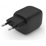 BELKIN 45W Διπλος 2XUSB-C Power Delivery 3.0 & GaN Οικιακός φορτιστής PPS, για MacBook Pro, iPhone 17, iPhone Air, iPad, Galaxy S25, Pixel 10, Laptop - ΜΑΥΡΟ - WCH011vfBK