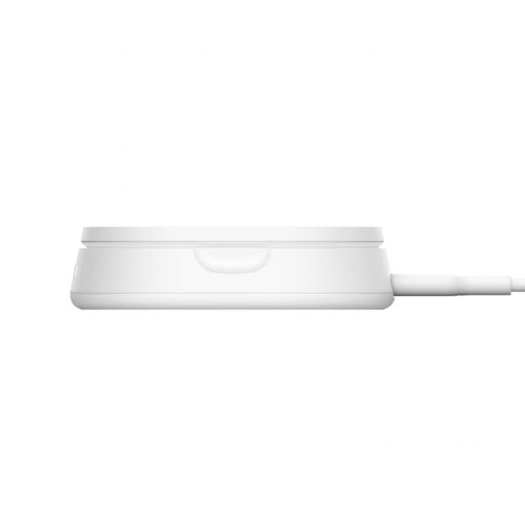 BOOST^CHARGE™ Folding Wireless Charging Stand with Qi2/MagSafe Compatible 15w, White