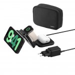 BOOSTCHARGE PRO 3-in-1 Magnetic Wireless Charging Travel Pad with Qi2 15W