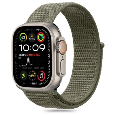 TECH-PROTECT NYLON λουράκι για APPLE WATCH 6 / 7 / 8 / 9 / 10 / SE / ULTRA 1 / 2 (44 / 45 / 46 / 49 MM) - CARGO KHAKI ΧΑΚΙ