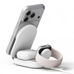 RINGKE Ασύρματος Qi2.2 MAGSAFE FOLDING Φορτιστής 25W - ΛΕΥΚΟ