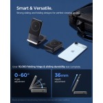 SPIGEN SGP ESSENTIAL EF302MOQ 2-in-1+C QI2.2 25W MagSafe Magnetic wireless charging station-base for Αpple iPhone, Apple Watch Series, Airpods - BLACK - ACH10399