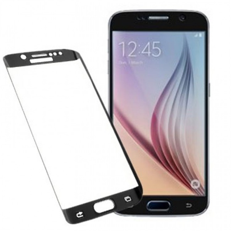 Γυαλί προστασίας Fullcover ANCUS Tempered Glass για Samsung G935F Galaxy S7 Edge ΜΑΥΡΟ ΧΡΥΣΟ