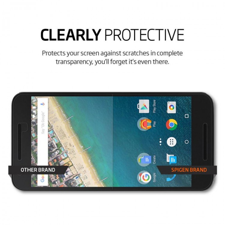 Spigen SGP Μεμβράνη προστασίας LCD Film Crystal CR για Google Nexus 5X - SGP11755