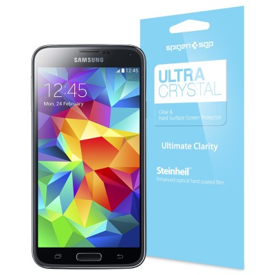 Μεμβράνη προστασίας Spigen SGP για Galaxy S5 Steinheil Ultra Oleophobic