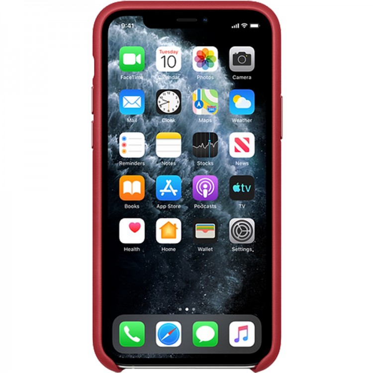 Θήκη Γνήσια Apple Δερμάτινη για iPhone 11 Pro 5.8 - ΚΟΚΚΙΝΟ - MWYF2ZMA