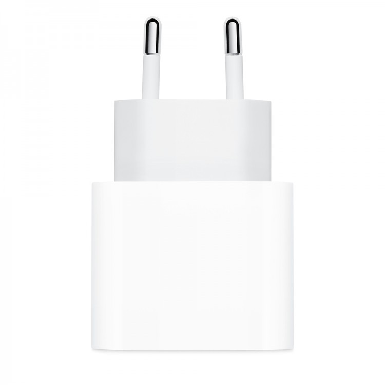 Apple Γνήσιος Φορτιστής 20W Λευκός USB-C EU Power Adapter για συσκεύες Apple - MHJE3ZMA