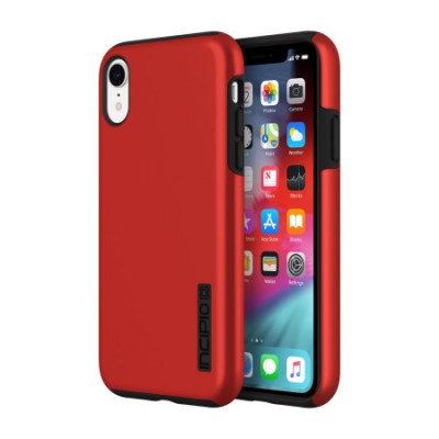 Case Incipio DualPro for Apple iPhone XR - RED BLACK - IPH-1748-RBK 