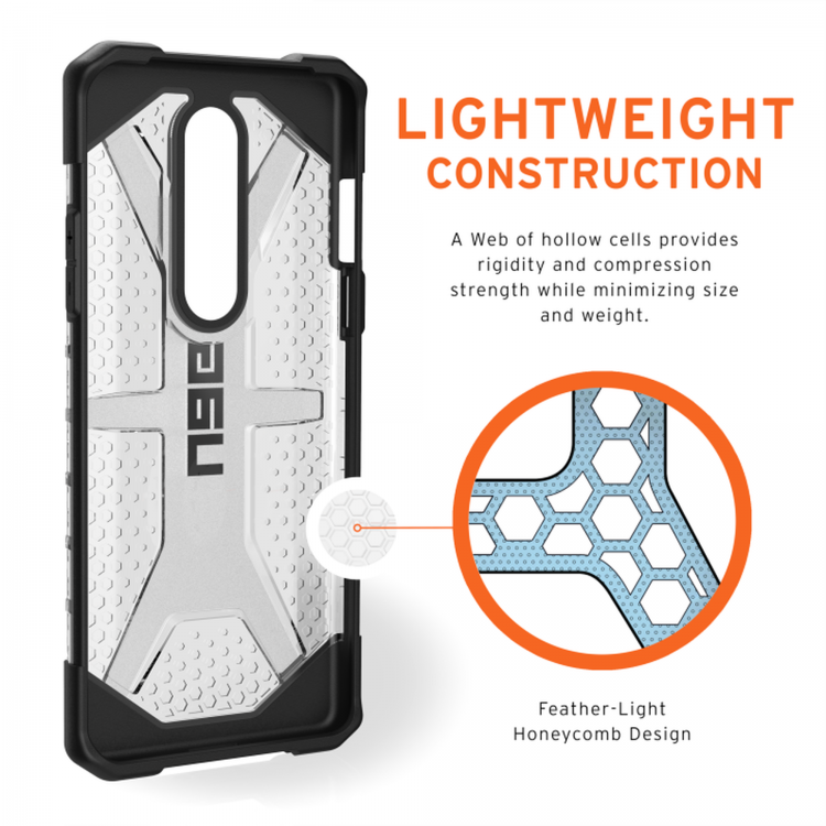 Θήκη UAG Composite για OnePlus 8 - PLASMA ΓΚΡΙ ΔΙΑΦΑΝΗ - 712113113131