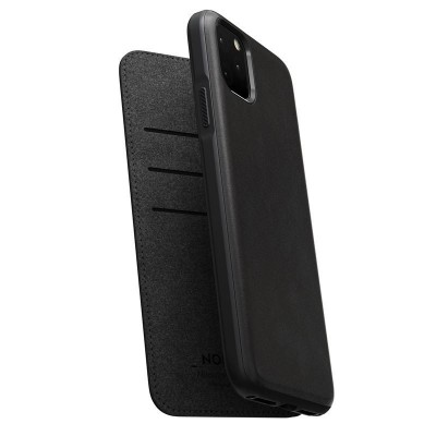 NOMAD Leather Case FOLIO WALLET for Apple iPhone 12 MINI 5.4 - BLACK - NM-NM21E10H00