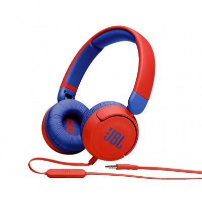 JBL by HARMAN JR310 Headset Hands-Free Over Head Ergonomic with MIC - RED - JBLJR310RED