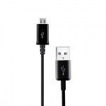 Samsung Γνήσιο καλώδιο φόρτισης MICROUSB 2A 1.0μ - ΜΑΥΡΟ - BULK - ECB-DU5ABE 