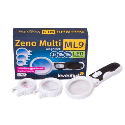 Levenhuk Zeno Multi ML9 3x-10x-16x (37-50-65mm) Magnifier LED