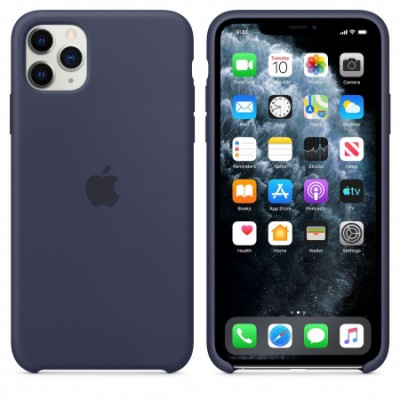 Case Genuine Apple Silicone for iPhone 11 PRO 5.8 - MIDNIGHT BLUE - MWYJ2ZMA