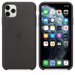 Θήκη Γνήσια Apple Silicone για iPhone 11 PRO 5.8 - ΜΑΥΡΟ - MWYN2ZMA