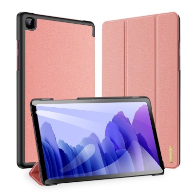 Case DUXDUCIS Domo SMART cover Folio Stand,Smart Sleep for SAMSUNG GALAXY TAB A7 10.4 T500/T505 - RoseGold
