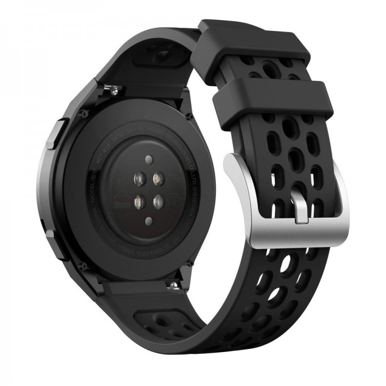 Tech Protect Bi-Color SILICONE λουράκι για Huawei Watch GT2e 46MM - ΜΑΥΡΟ