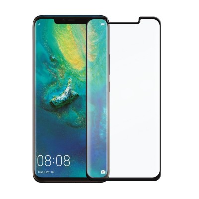 ERBORD 3D GLASS Tempered Glass Fullcover 3D 9H FULL CURVED 0.3MM for Huawei Mate 20 Pro - Black