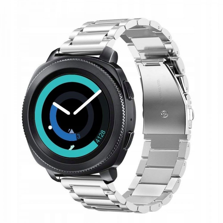 Tech Protect STAINLESS Μπρασελέ λουράκι για Samsung galaxy smartwatch GEAR S2 και GEAR SPORT - ΑΣΗΜΙ