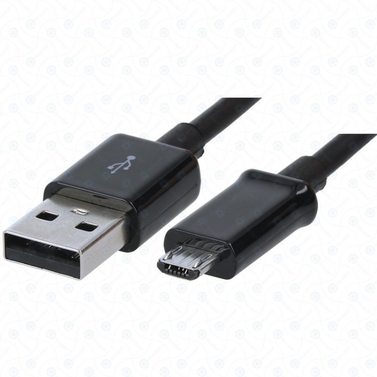 Samsung Γνήσιο καλώδιο φόρτισης MICROUSB 2A 1.0μ - ΜΑΥΡΟ - BULK - ECB-DU5ABE 