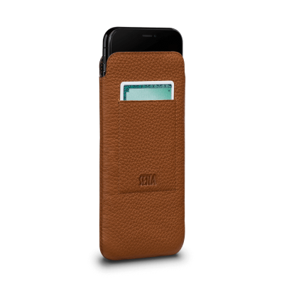 Case Sena Leather POUCH Ultraslim Sleeve WALLET for Apple iPhone XS MAX - TAN BROWN - SFD39606NPUS-50R