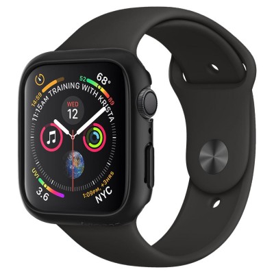 Spigen SGP Thin Fit θήκη για Apple Watch SE 2022/6/SE/5/4 (44 mm) - BLACK - 062CS24474