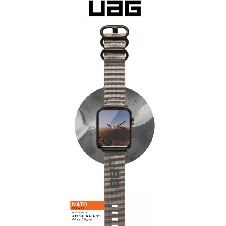 UAG Nato Strap για Apple Watch 1/2/3/4/5/6/7/SE - 42/44MM - olive ΠΡΑΣΙΝΟ