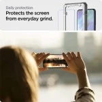 Spigen SGP Γυαλί προστασίας ALM GLAS.tR SLIM FC για SAMSUNG GALAXY S21 5G , 2 TEM - ΔΙΑΦΑΝΟ - AGL07038