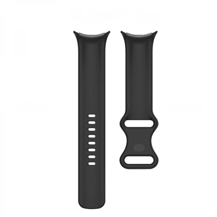 TECH PROTECT Techsuit W031 Watchband λουράκι σιλικόνης για Google Pixel Watch / Watch 2 / Watch 3 - 41mm - ΜΑΥΡΟ