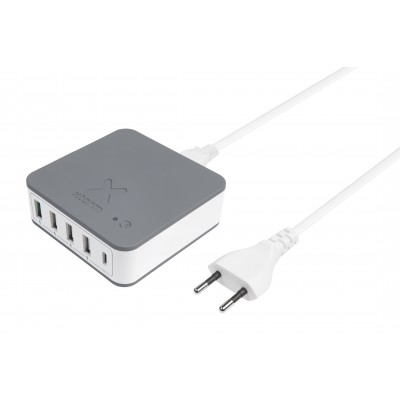 Xtorm USB Power Hub Cube Pro 4Χ USB charging ports QC3.0 and 1Χ 30W USB-C charging port - XPD18